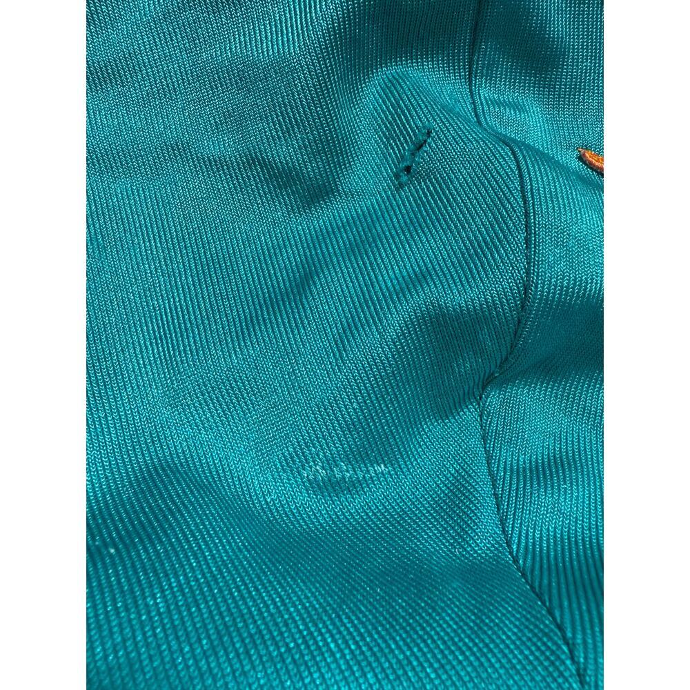 #61 MIAMI DOLPHINS GAME AQUA NIKE PRACTICE JERSEY sz 48 - Picture 8 of 9